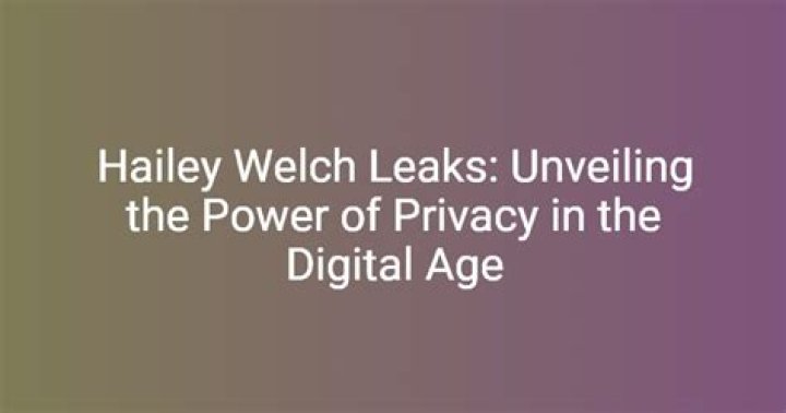 Hailey Welch Fanfix Nude: Exploring the Facts, Debunking Myths, and Understanding the Impact