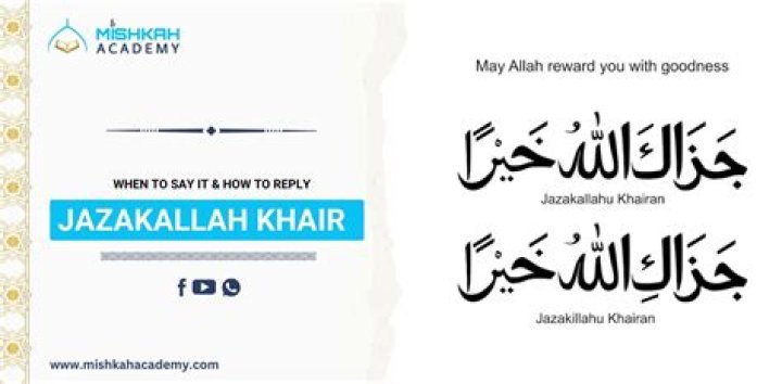 Jazakallah Khairan Reply to Female: Understanding the Meaning and Significance