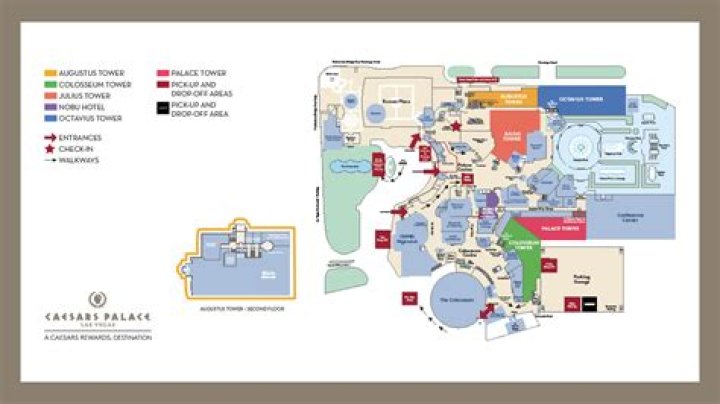 Map of Caesars Palace: Your Ultimate Guide to Exploring the Iconic Las Vegas Resort